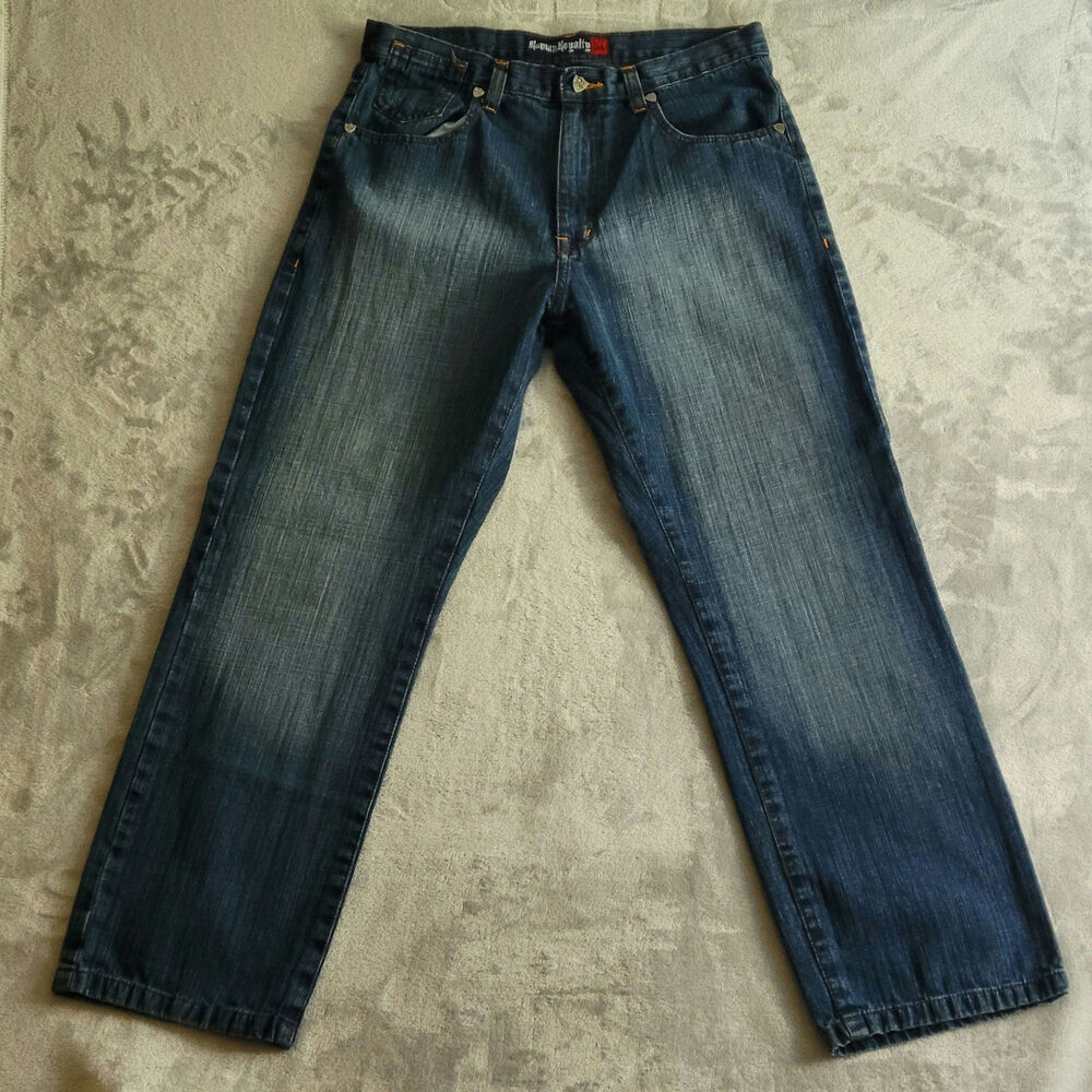 Roman Royalty jeans mens 34x32 tag (34×31) actual size embroidered skater pants
